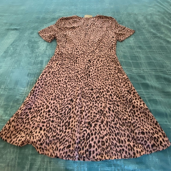 NWT Animal Print Mini Dress - Picture 2 of 4